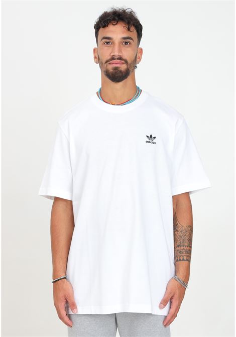 T-shirt a manica corta Adicolor Classics Trefoil Logo bianca da uomo ADIDAS ORIGINALS | IM4513.